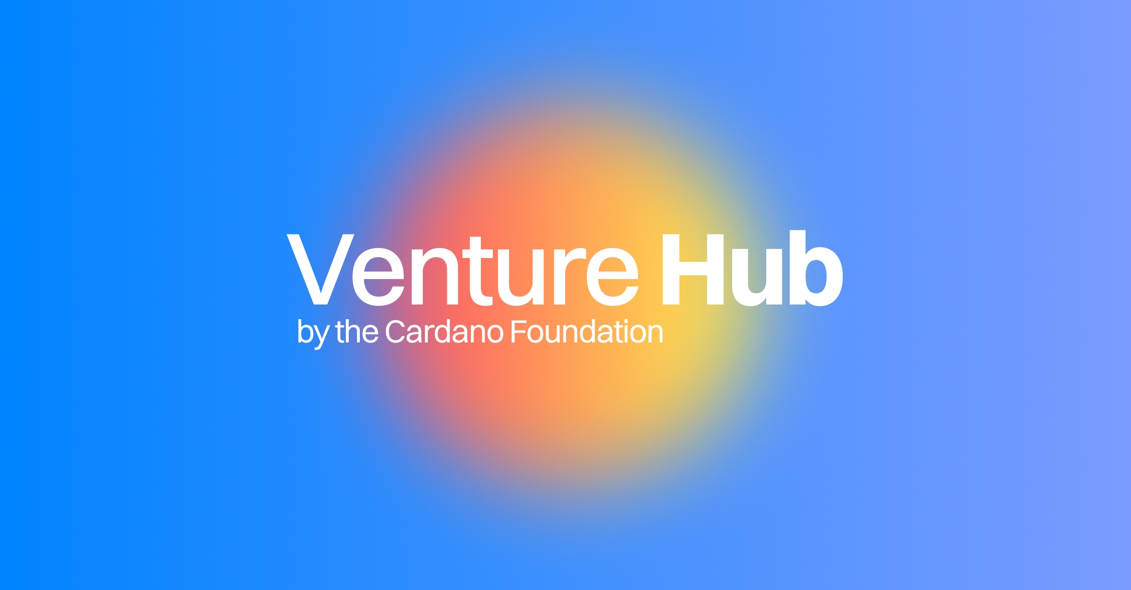 Venture Hub by the Cardano Foundation Pilot Announces First Cohort