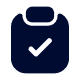 **Verifiable financial records** for more efficient processes icon